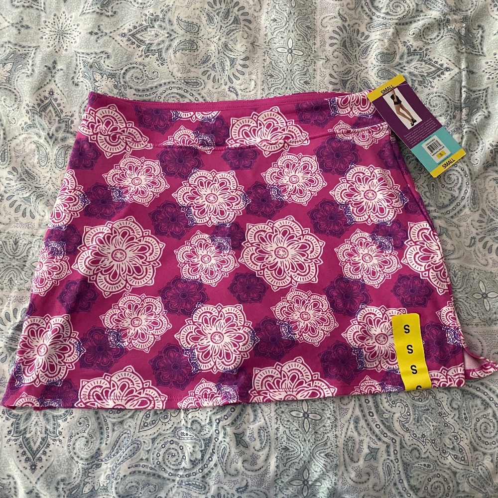 Tranquility Colorado Clothing Pink Floral Skort S